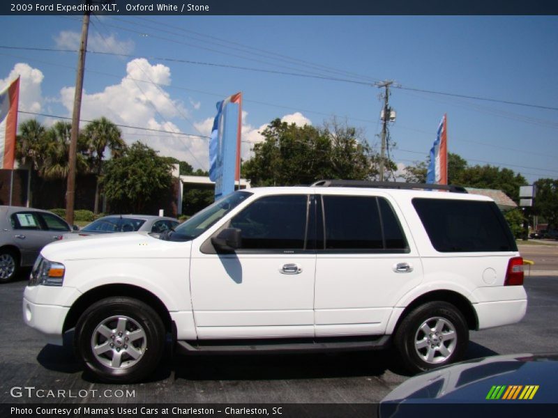 Oxford White / Stone 2009 Ford Expedition XLT