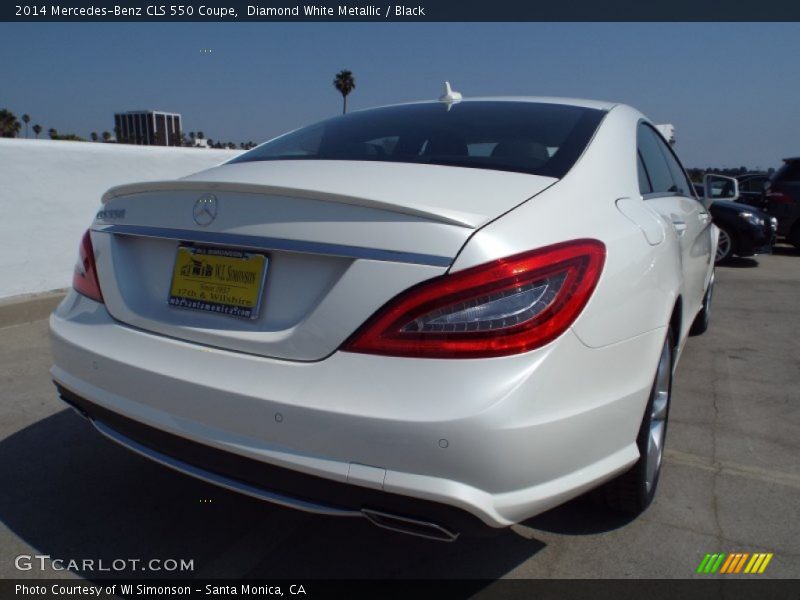 Diamond White Metallic / Black 2014 Mercedes-Benz CLS 550 Coupe