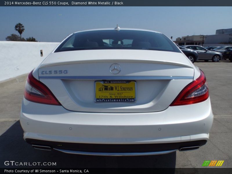 Diamond White Metallic / Black 2014 Mercedes-Benz CLS 550 Coupe