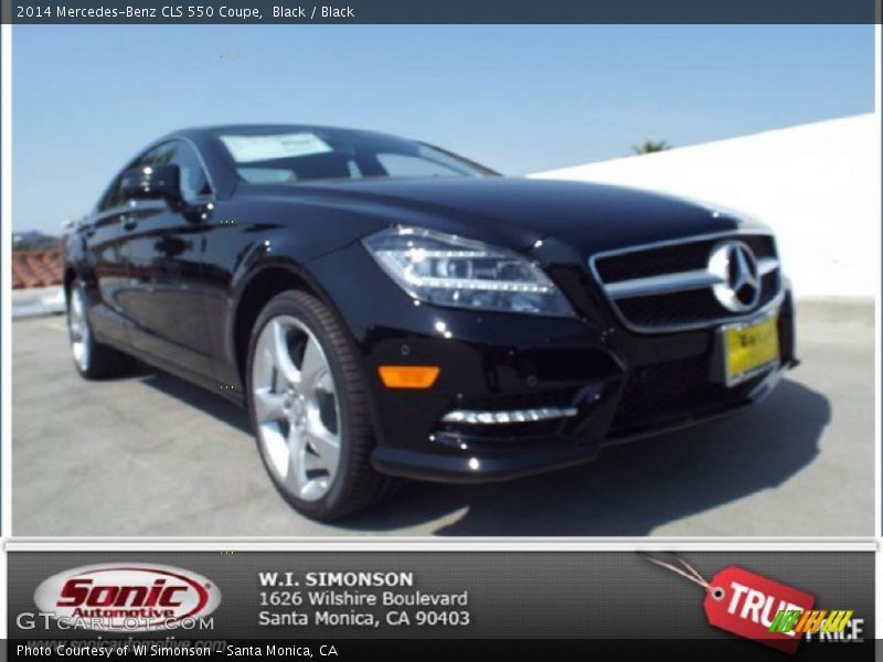 Black / Black 2014 Mercedes-Benz CLS 550 Coupe