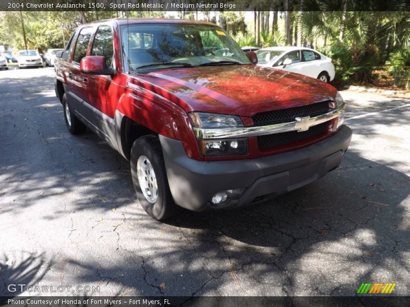 Sport Red Metallic / Medium Neutral Beige 2004 Chevrolet Avalanche 1500