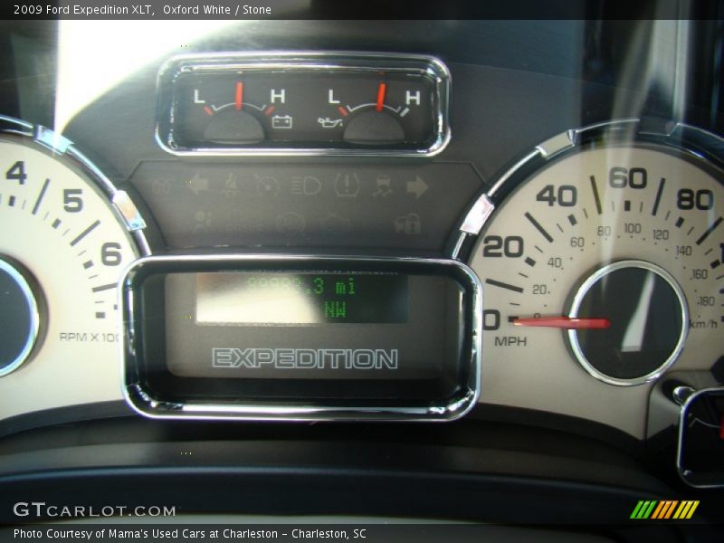 Oxford White / Stone 2009 Ford Expedition XLT