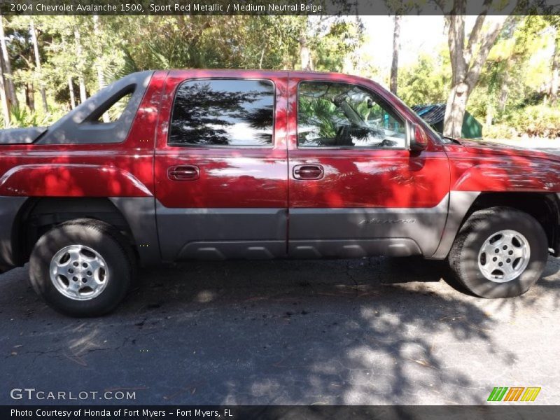 Sport Red Metallic / Medium Neutral Beige 2004 Chevrolet Avalanche 1500