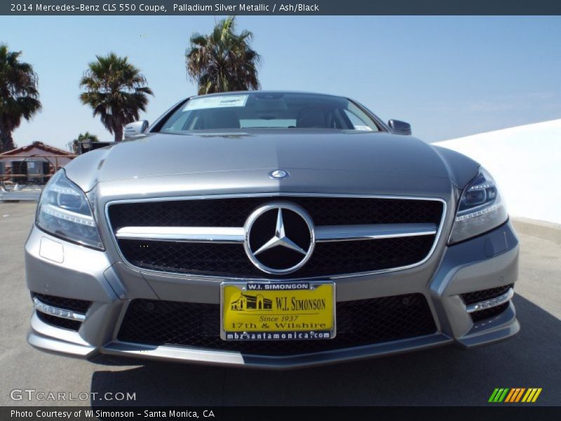 Palladium Silver Metallic / Ash/Black 2014 Mercedes-Benz CLS 550 Coupe