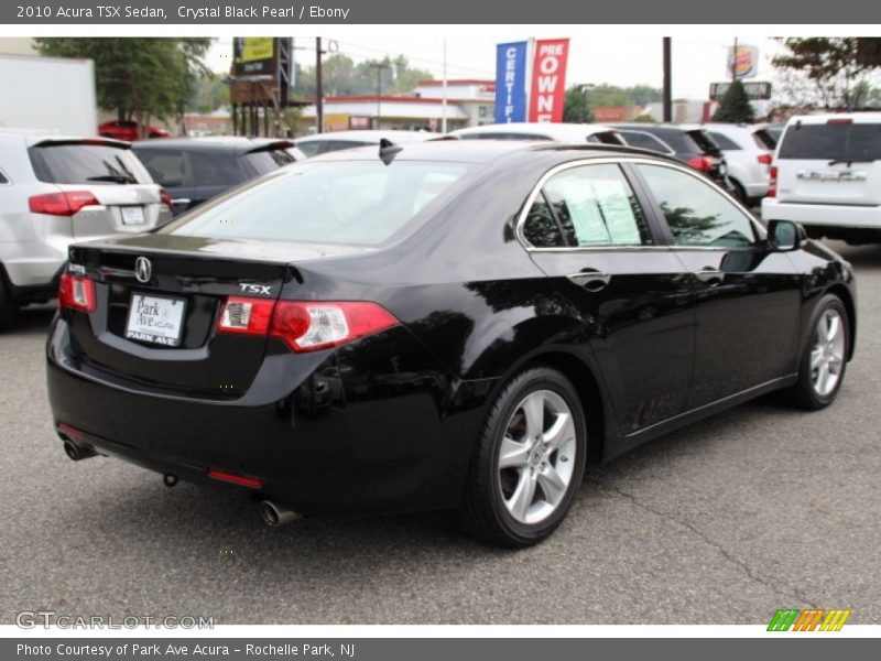 Crystal Black Pearl / Ebony 2010 Acura TSX Sedan