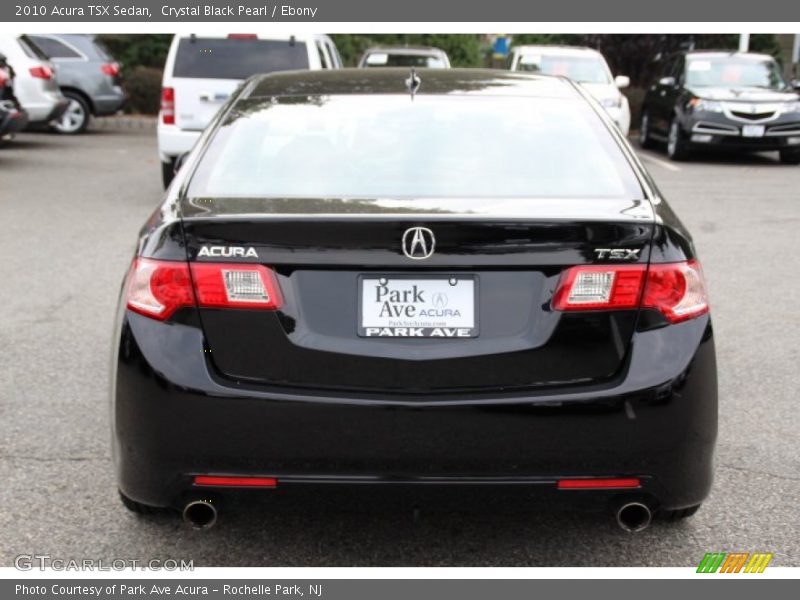 Crystal Black Pearl / Ebony 2010 Acura TSX Sedan