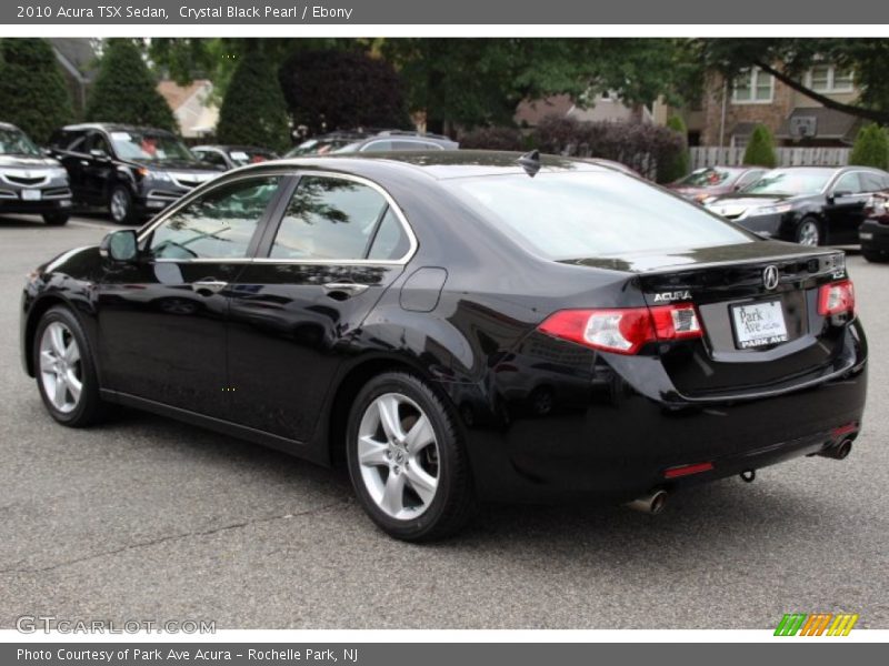 Crystal Black Pearl / Ebony 2010 Acura TSX Sedan