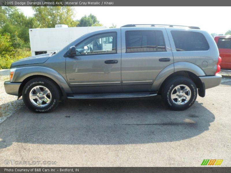 Mineral Gray Metallic / Khaki 2005 Dodge Durango Limited 4x4