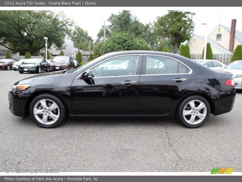 Crystal Black Pearl / Ebony 2010 Acura TSX Sedan