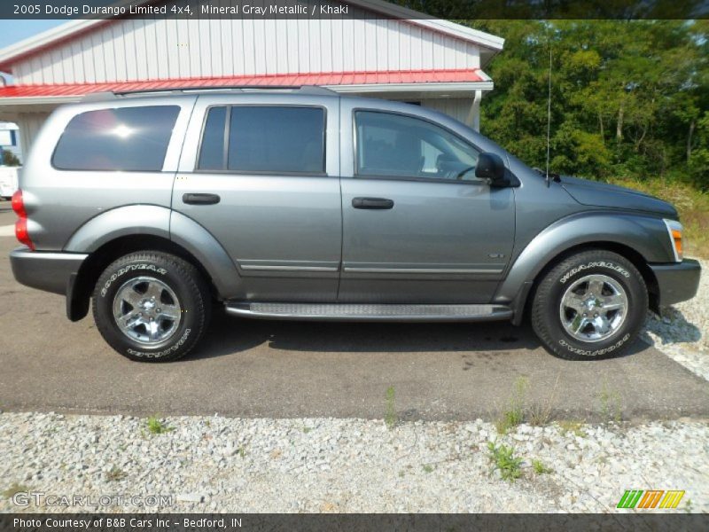 Mineral Gray Metallic / Khaki 2005 Dodge Durango Limited 4x4