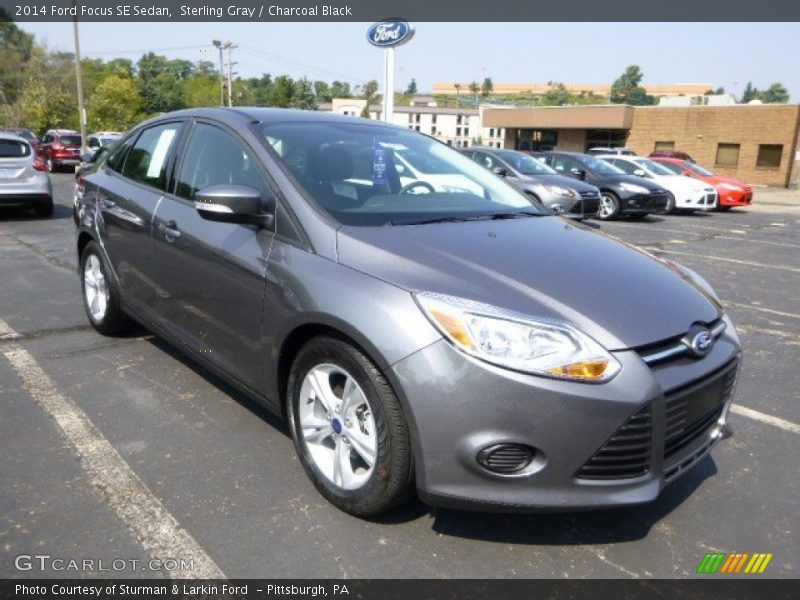 Sterling Gray / Charcoal Black 2014 Ford Focus SE Sedan