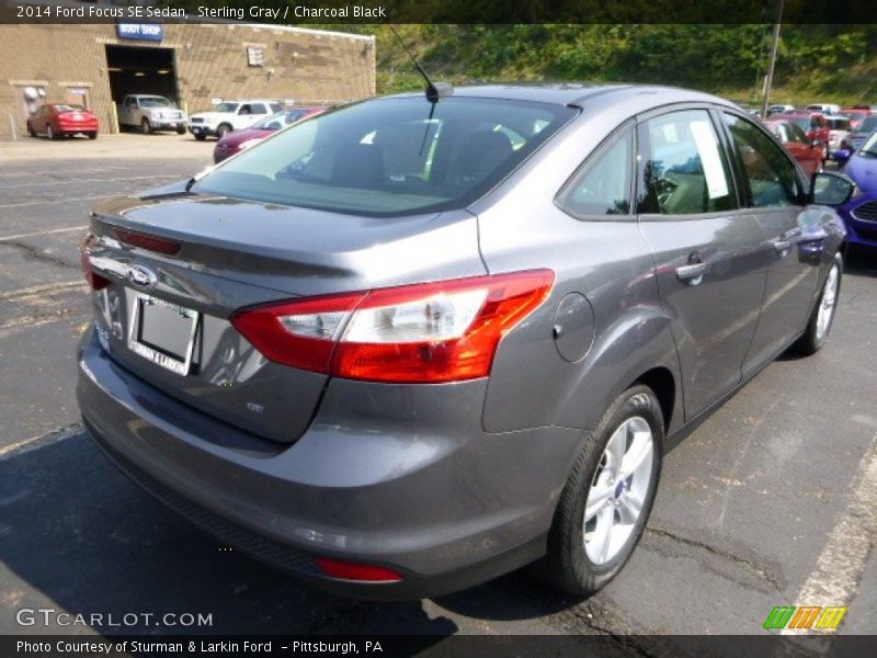 Sterling Gray / Charcoal Black 2014 Ford Focus SE Sedan