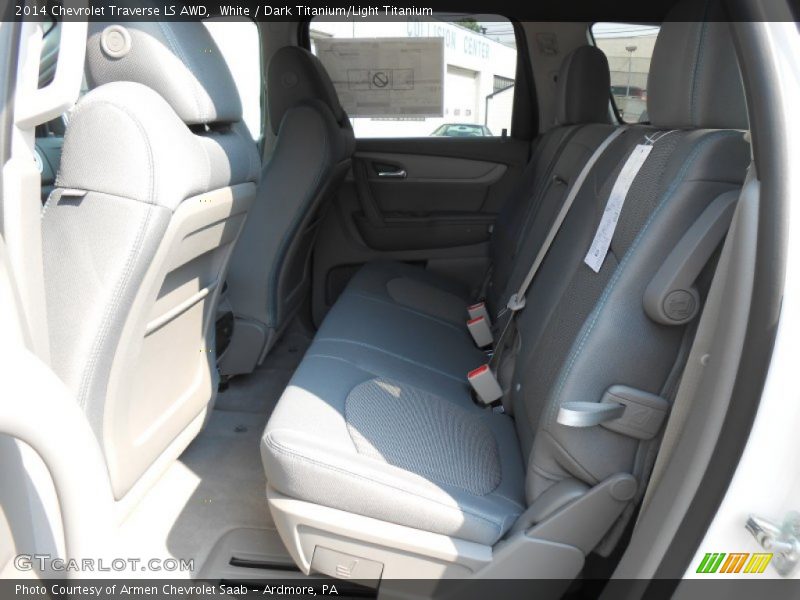 White / Dark Titanium/Light Titanium 2014 Chevrolet Traverse LS AWD