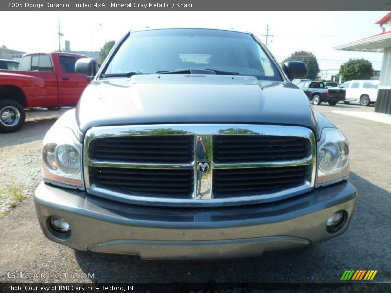 Mineral Gray Metallic / Khaki 2005 Dodge Durango Limited 4x4