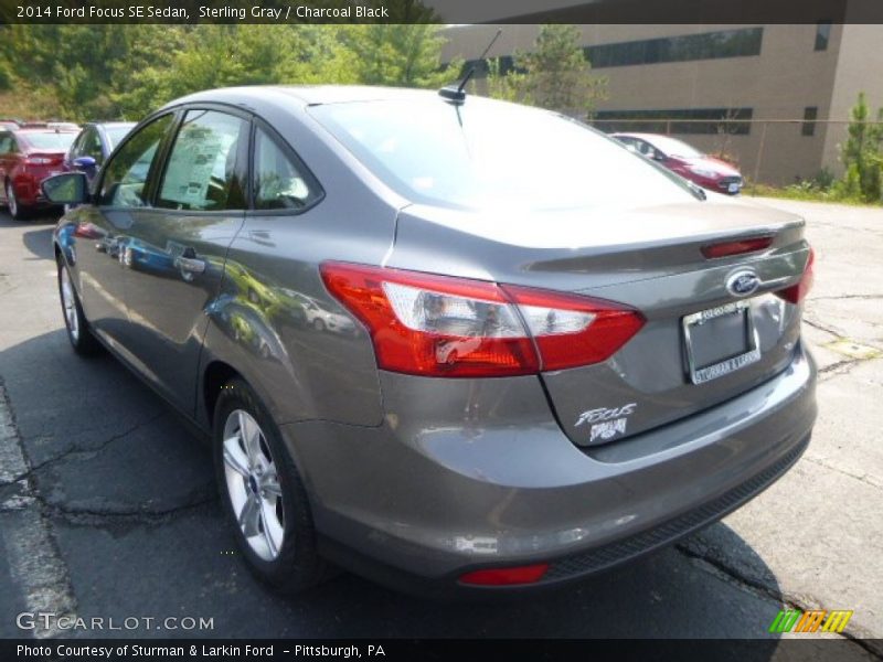 Sterling Gray / Charcoal Black 2014 Ford Focus SE Sedan