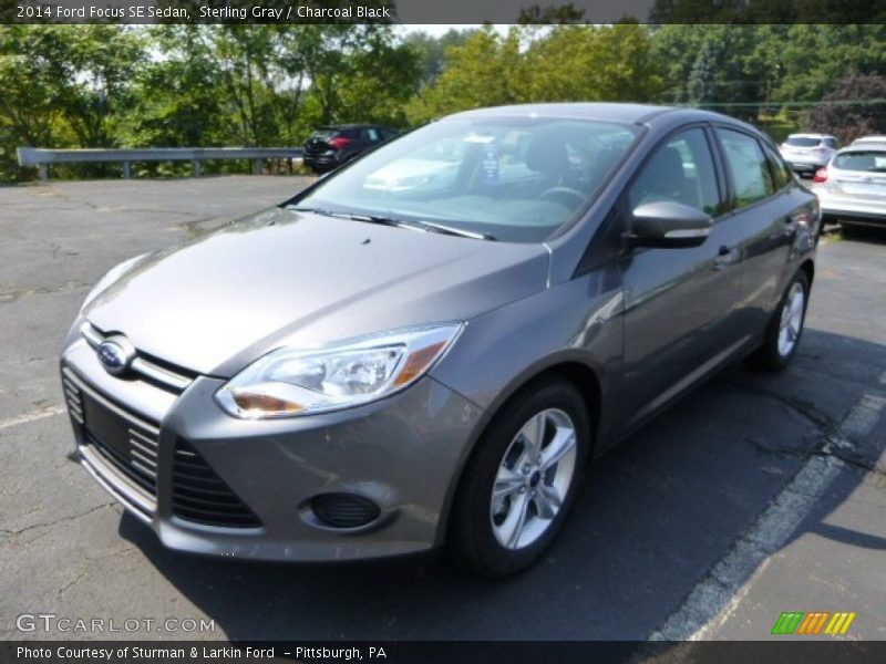 Sterling Gray / Charcoal Black 2014 Ford Focus SE Sedan