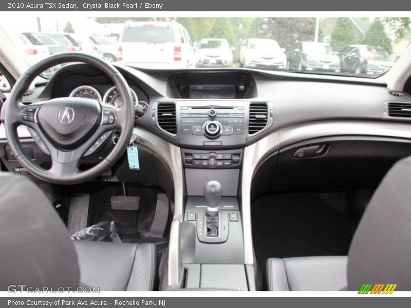Crystal Black Pearl / Ebony 2010 Acura TSX Sedan