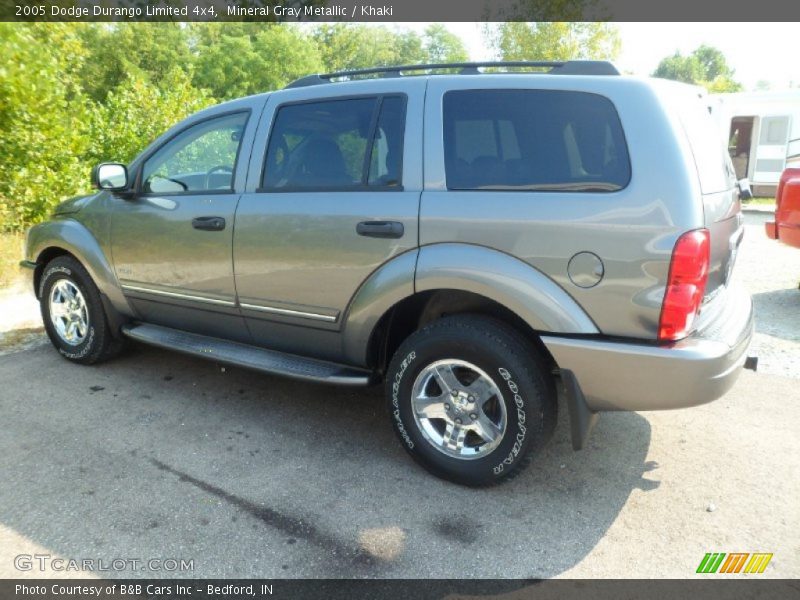 Mineral Gray Metallic / Khaki 2005 Dodge Durango Limited 4x4
