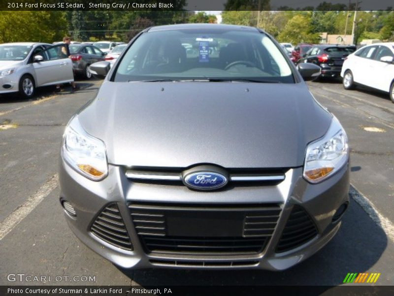 Sterling Gray / Charcoal Black 2014 Ford Focus SE Sedan