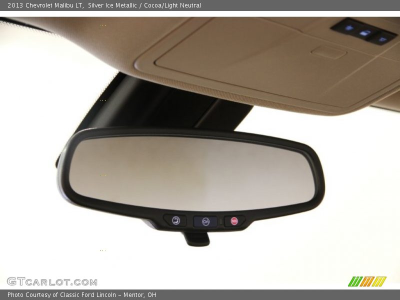 Silver Ice Metallic / Cocoa/Light Neutral 2013 Chevrolet Malibu LT