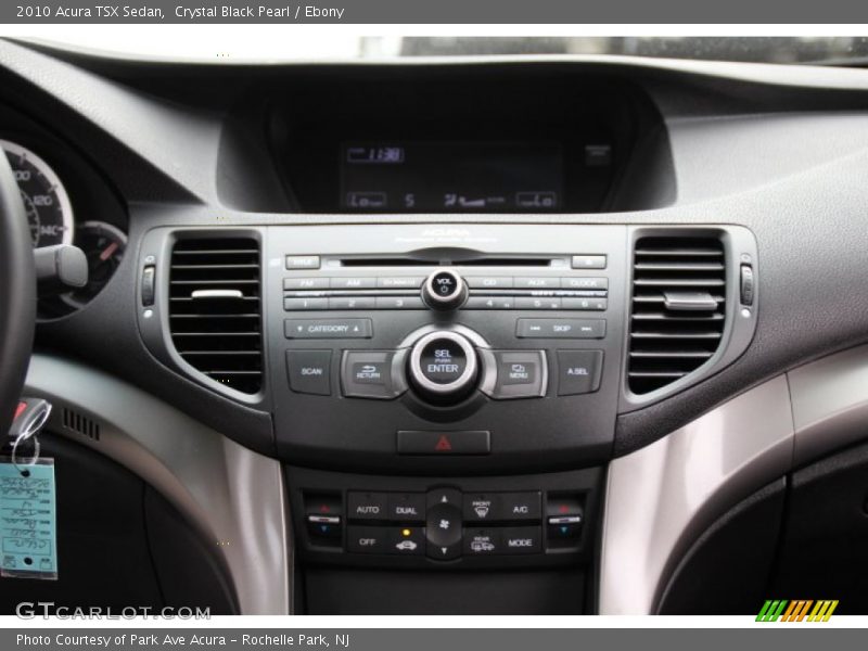 Crystal Black Pearl / Ebony 2010 Acura TSX Sedan