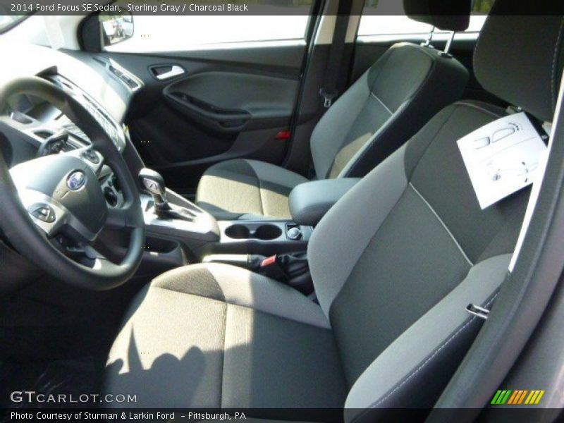 Sterling Gray / Charcoal Black 2014 Ford Focus SE Sedan