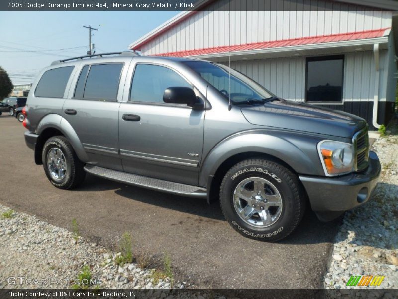 Mineral Gray Metallic / Khaki 2005 Dodge Durango Limited 4x4