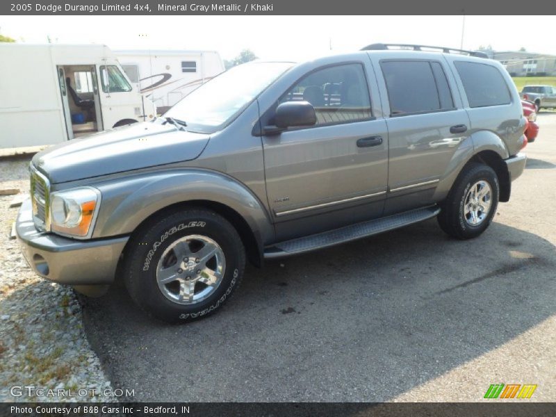 Mineral Gray Metallic / Khaki 2005 Dodge Durango Limited 4x4