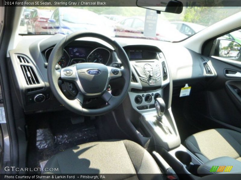 Sterling Gray / Charcoal Black 2014 Ford Focus SE Sedan