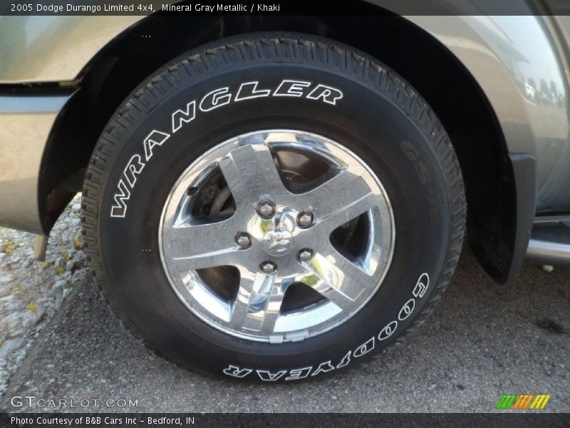 Mineral Gray Metallic / Khaki 2005 Dodge Durango Limited 4x4
