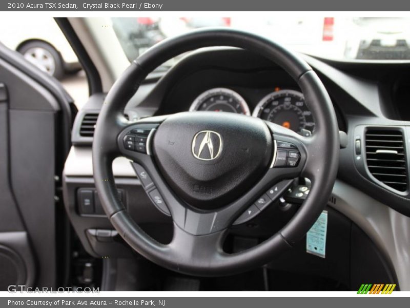Crystal Black Pearl / Ebony 2010 Acura TSX Sedan