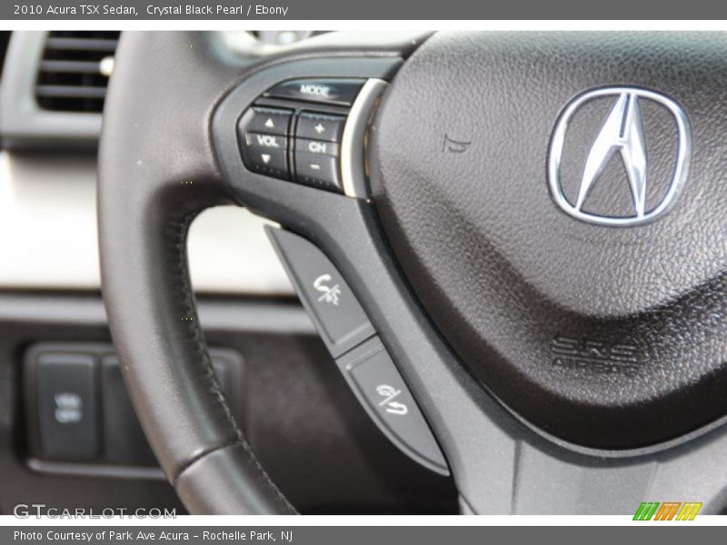 Crystal Black Pearl / Ebony 2010 Acura TSX Sedan