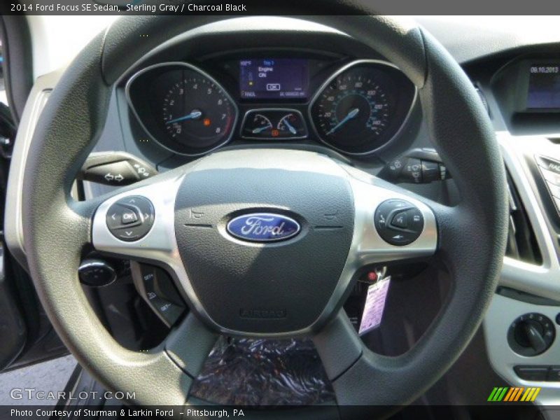 Sterling Gray / Charcoal Black 2014 Ford Focus SE Sedan
