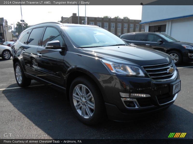 Tungsten Metallic / Ebony 2014 Chevrolet Traverse LT AWD