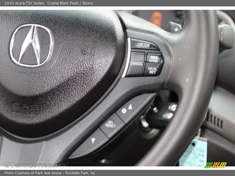 Crystal Black Pearl / Ebony 2010 Acura TSX Sedan