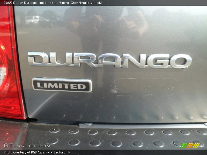 Mineral Gray Metallic / Khaki 2005 Dodge Durango Limited 4x4