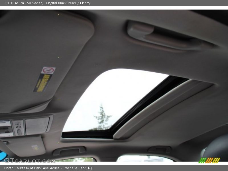 Crystal Black Pearl / Ebony 2010 Acura TSX Sedan