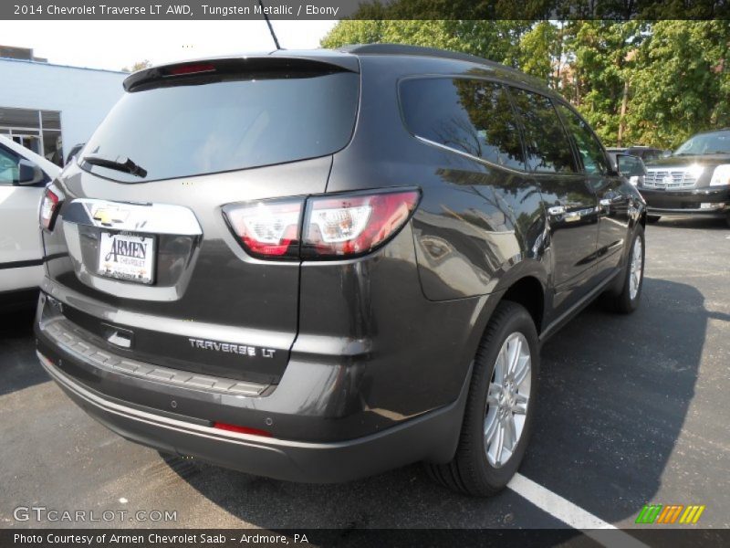 Tungsten Metallic / Ebony 2014 Chevrolet Traverse LT AWD