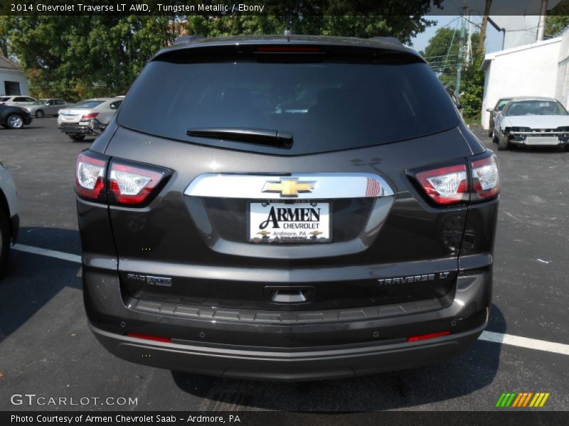 Tungsten Metallic / Ebony 2014 Chevrolet Traverse LT AWD