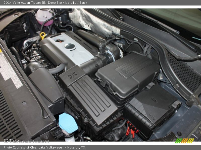 Deep Black Metallic / Black 2014 Volkswagen Tiguan SE