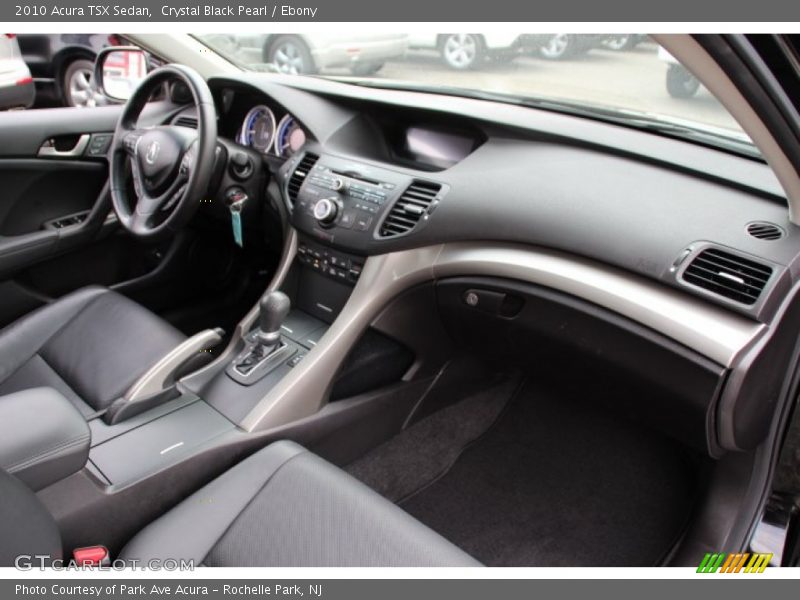 Crystal Black Pearl / Ebony 2010 Acura TSX Sedan