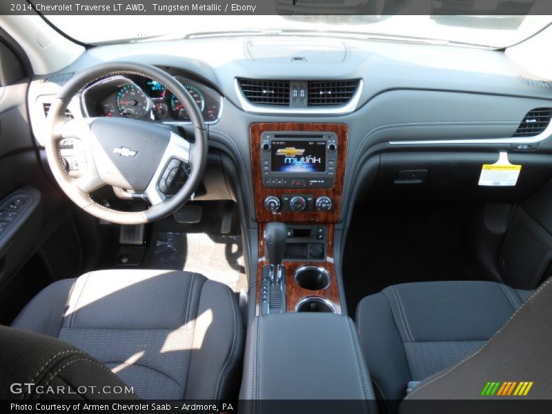 Tungsten Metallic / Ebony 2014 Chevrolet Traverse LT AWD