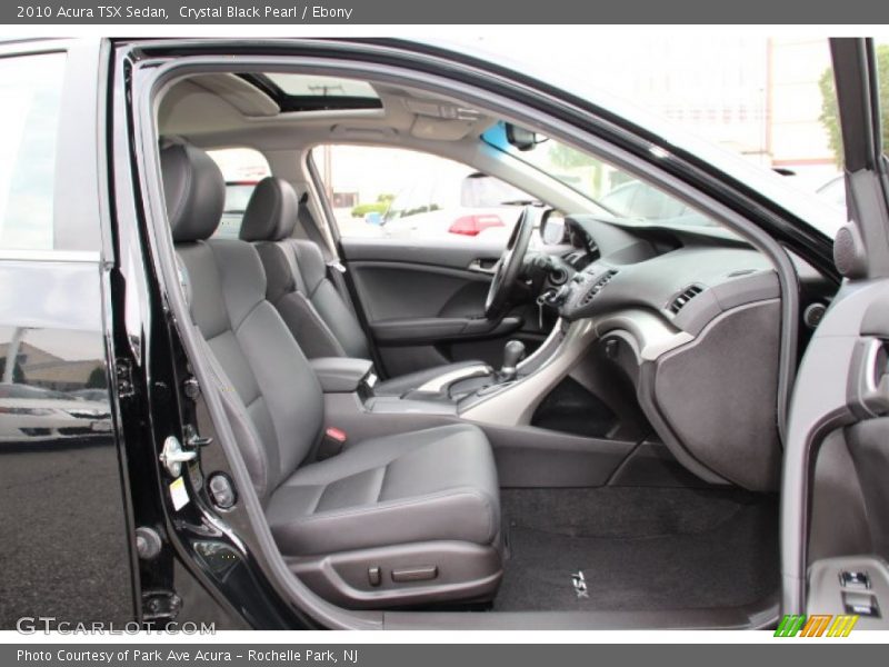 Crystal Black Pearl / Ebony 2010 Acura TSX Sedan
