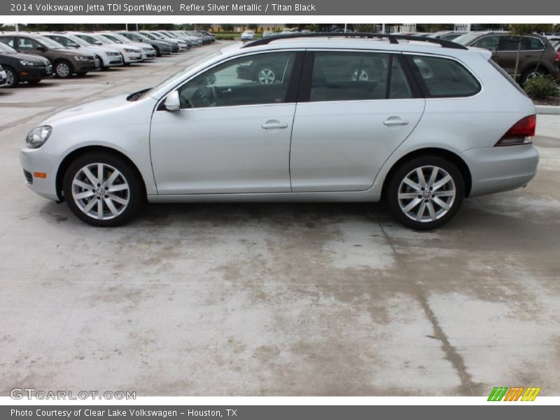  2014 Jetta TDI SportWagen Reflex Silver Metallic