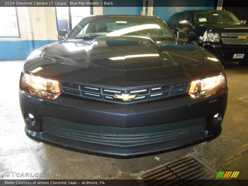 Blue Ray Metallic / Black 2014 Chevrolet Camaro LT Coupe