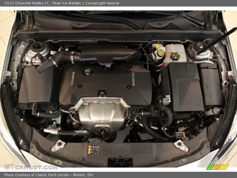 Silver Ice Metallic / Cocoa/Light Neutral 2013 Chevrolet Malibu LT