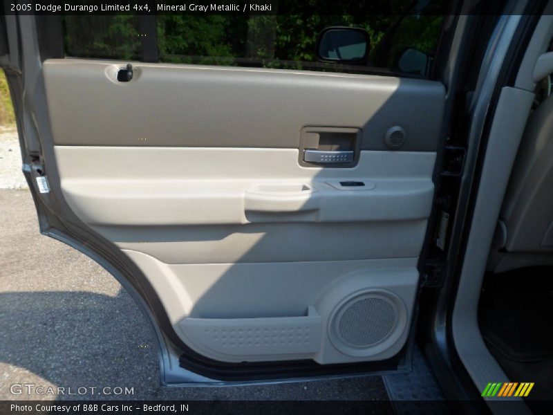 Mineral Gray Metallic / Khaki 2005 Dodge Durango Limited 4x4