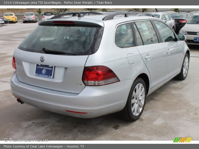 Reflex Silver Metallic / Titan Black 2014 Volkswagen Jetta TDI SportWagen
