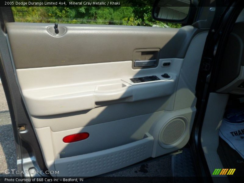 Mineral Gray Metallic / Khaki 2005 Dodge Durango Limited 4x4