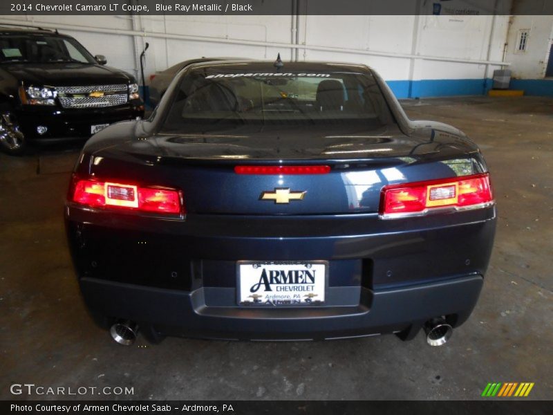 Blue Ray Metallic / Black 2014 Chevrolet Camaro LT Coupe